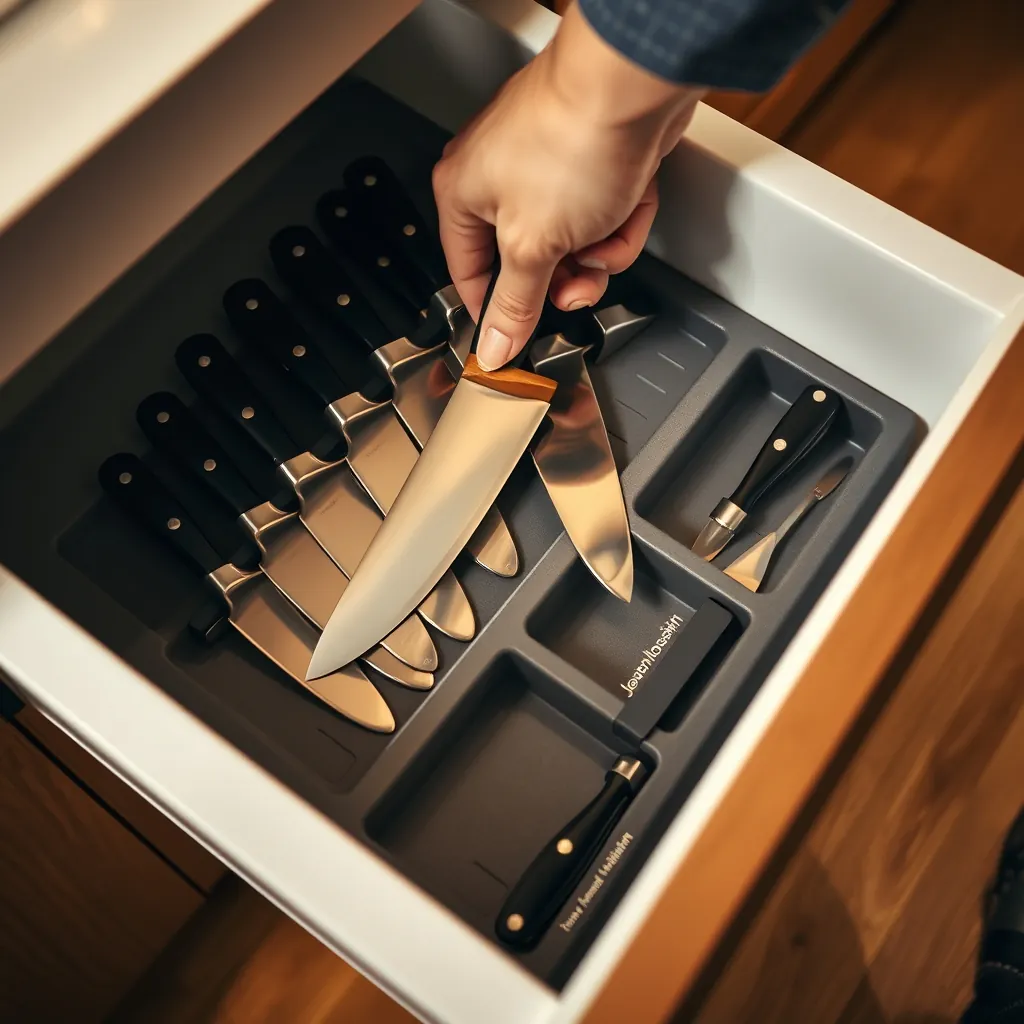 Knife Organizer: 9 Ultimate Steps For Best Kitchen Organization 2026 2 knife organizer in action