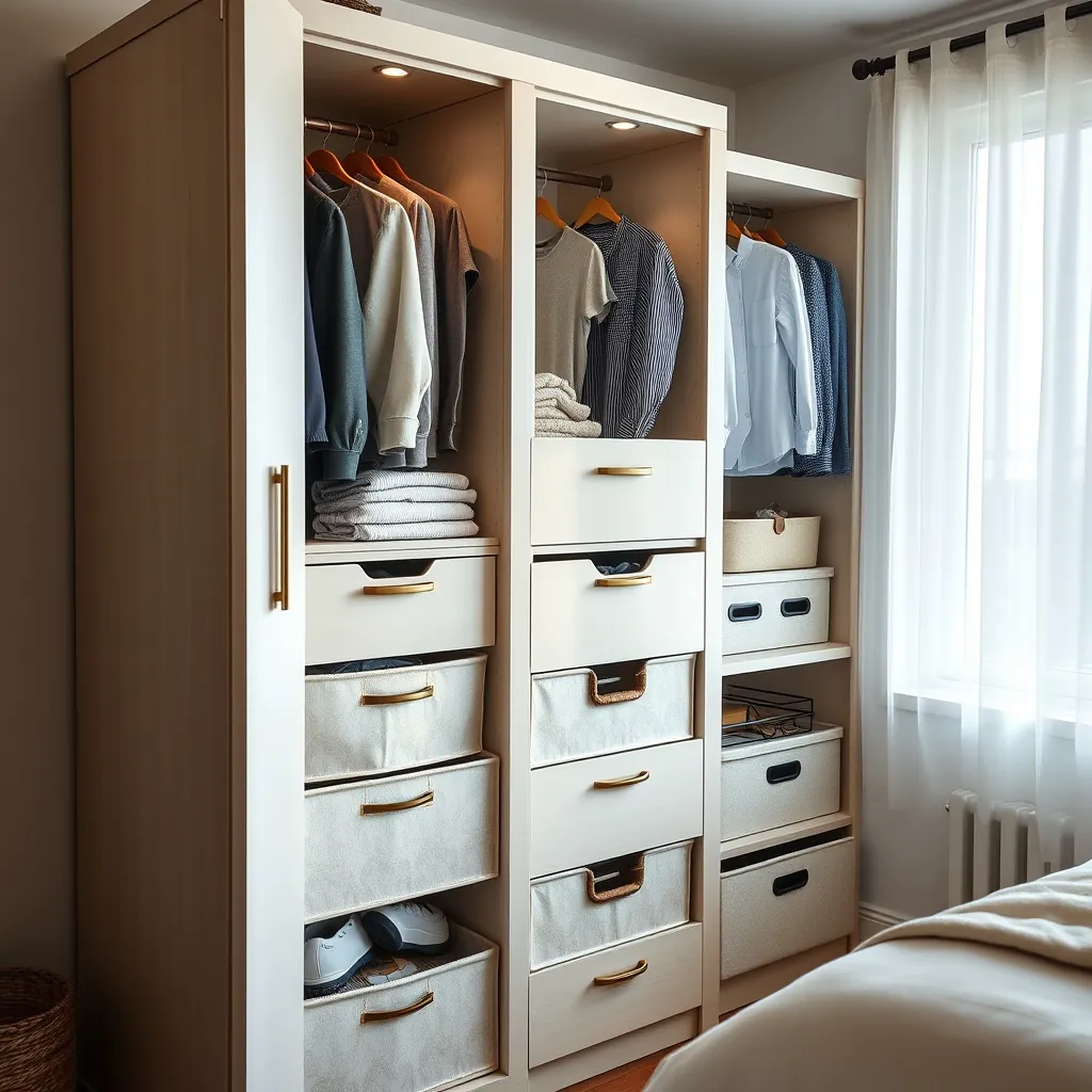 dresser organizer in action