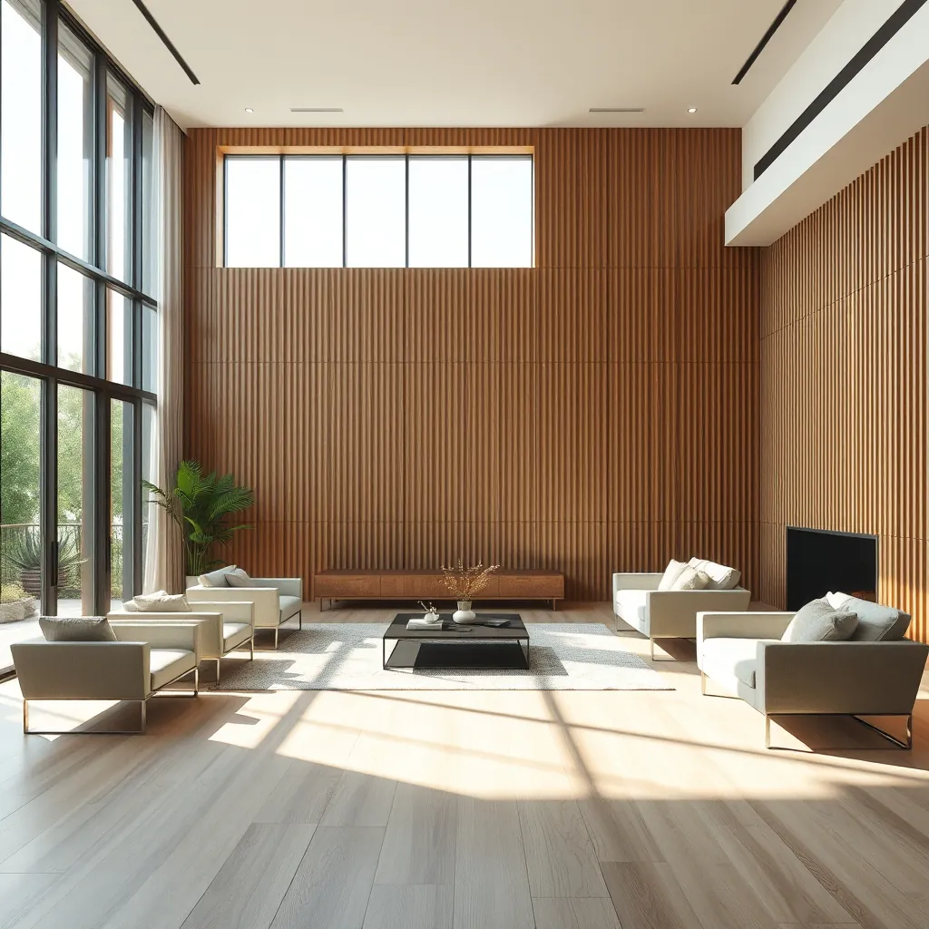 fluted panels interior