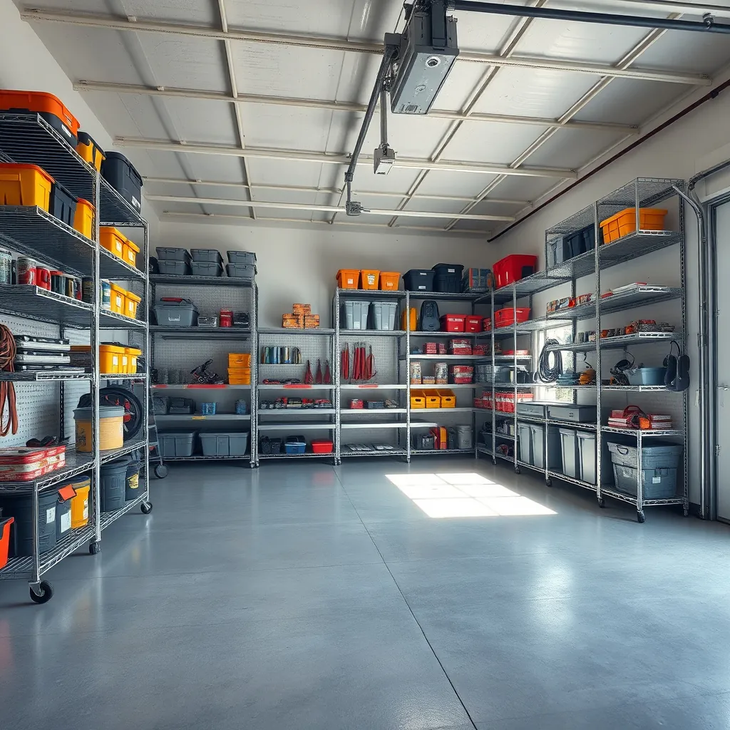 garage shelving product view