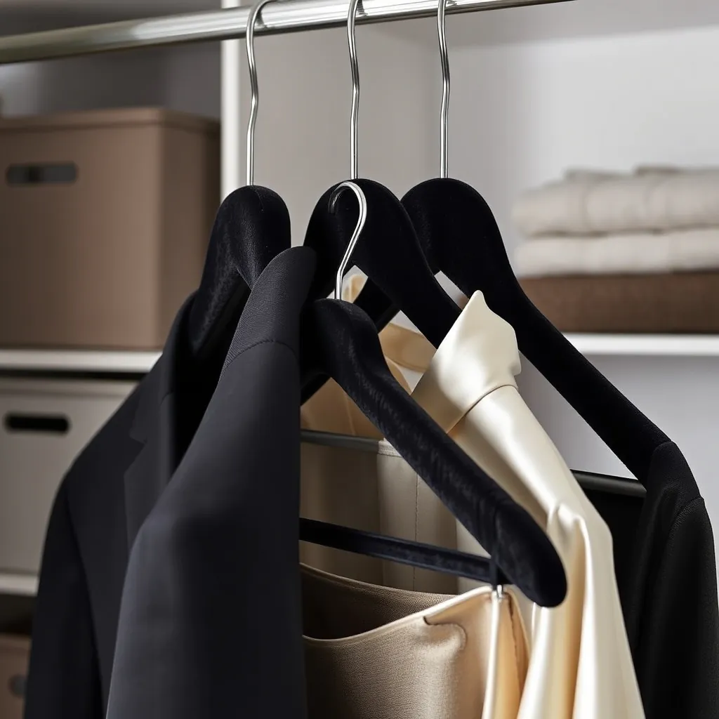 Velvet Hangers: 10 Ultimate Checklist For Amazing Closet Organization In 2026 2 Velvet hangers in action