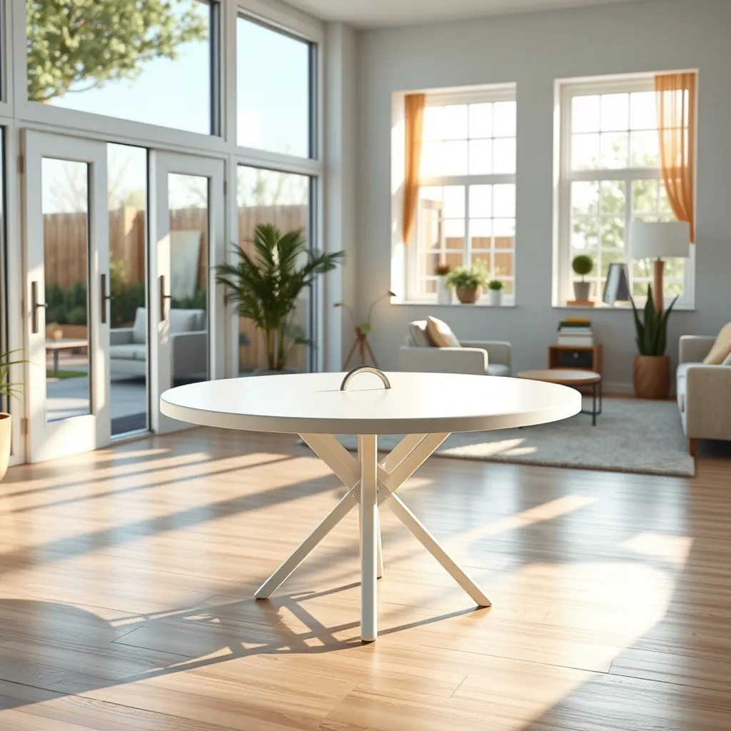 folding table product view