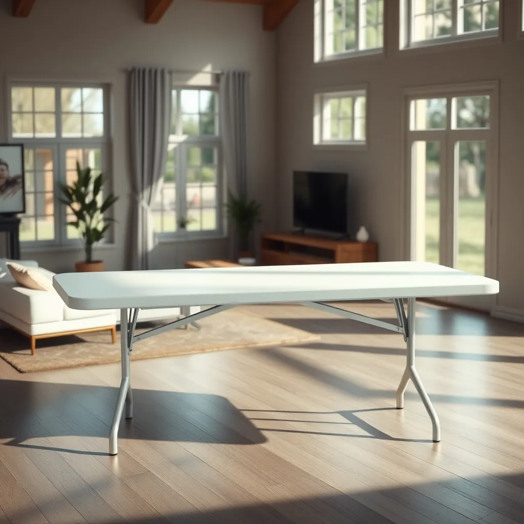 folding table product view