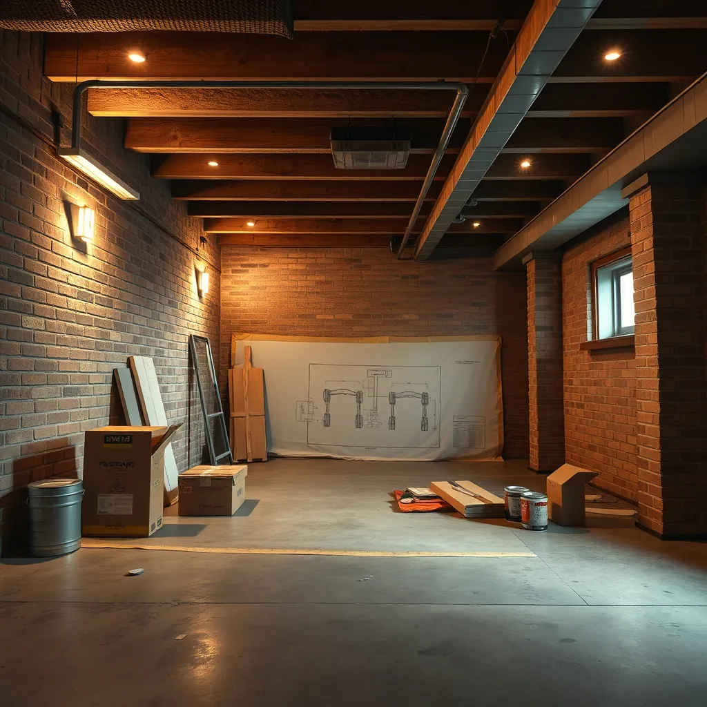 home gym basement conversion - Illustration 1