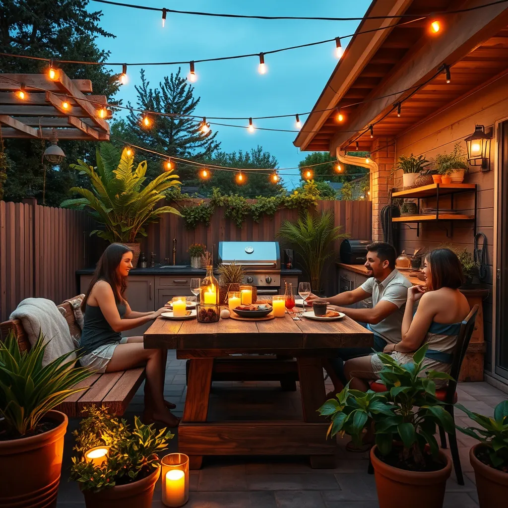 outdoor kitchen ideas on a budget - Illustration 3