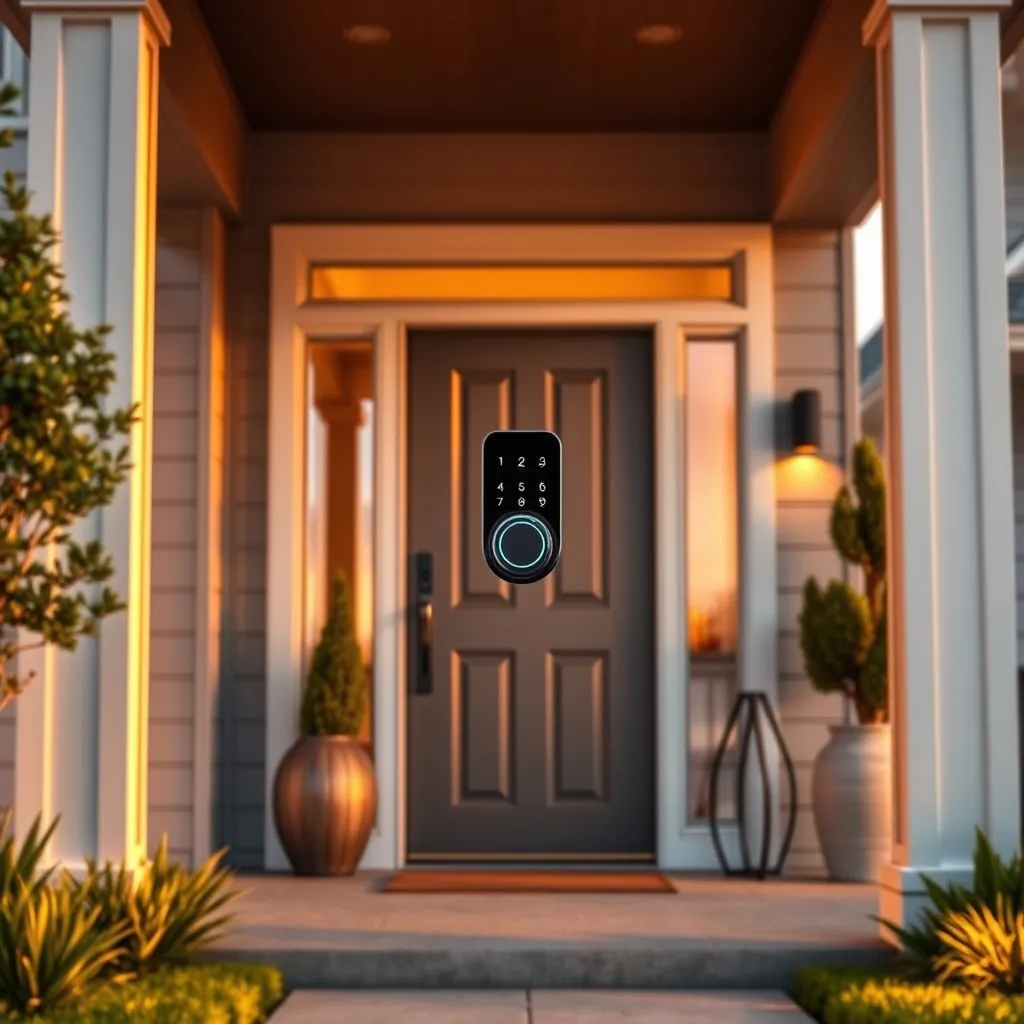 smart deadbolt product view