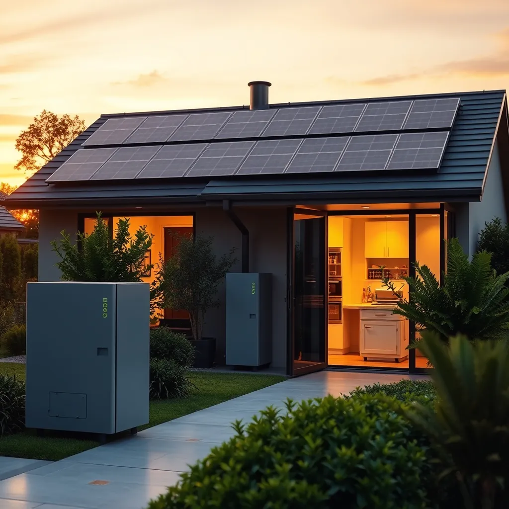 solar battery storage home