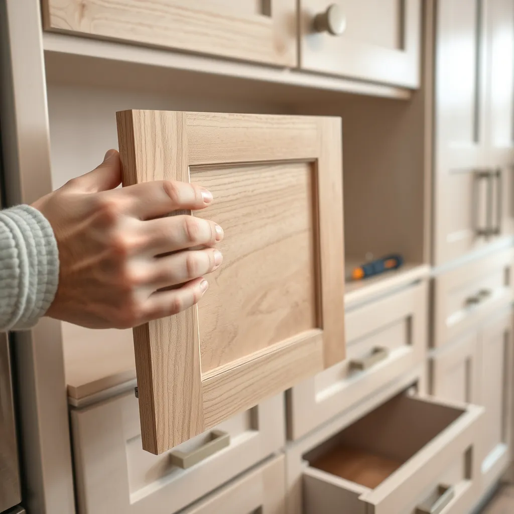 white oak kitchen cabinets - Illustration 2